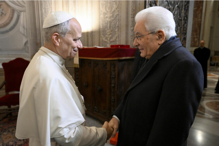 Messaggio di auguri a papa Leone