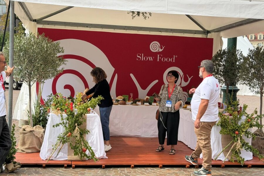 In piazza Castello i prodotti dei diversi presidi