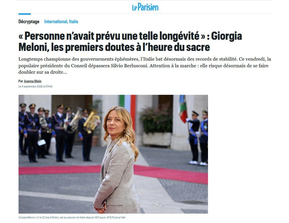 Meloni, ‘abbiamo più consenso del primo giorno, ne siamo fieri’