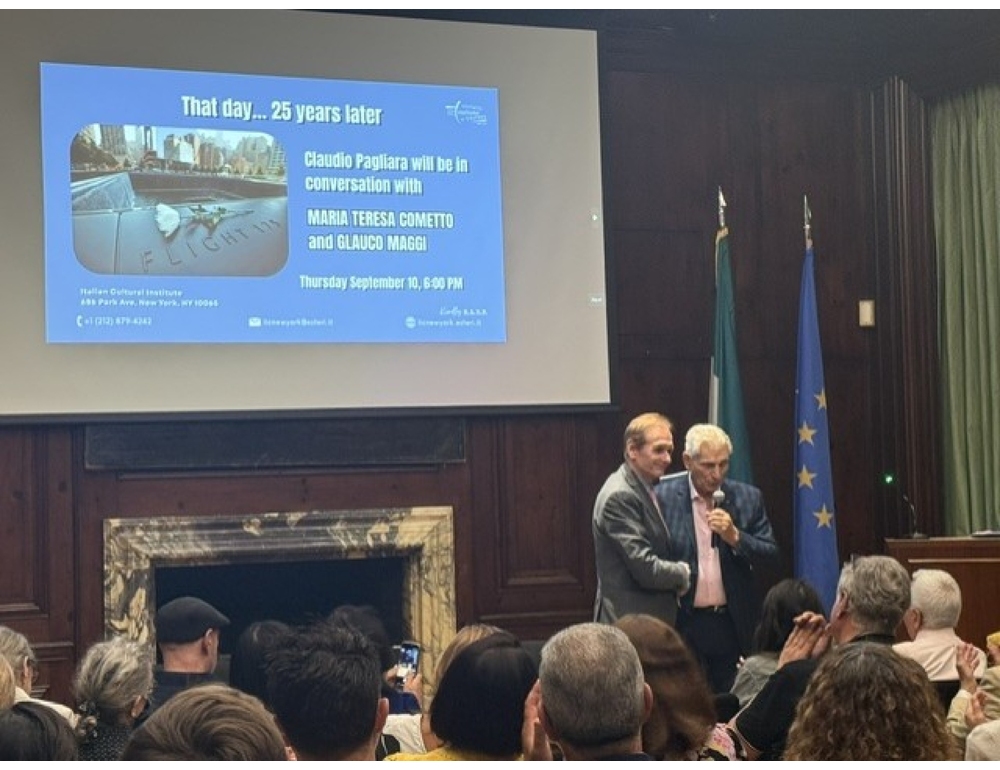 ‘Quel giorno 25 anni dopo’, l’Istituto di Cultura Italiano a New York ricorda l’11/9