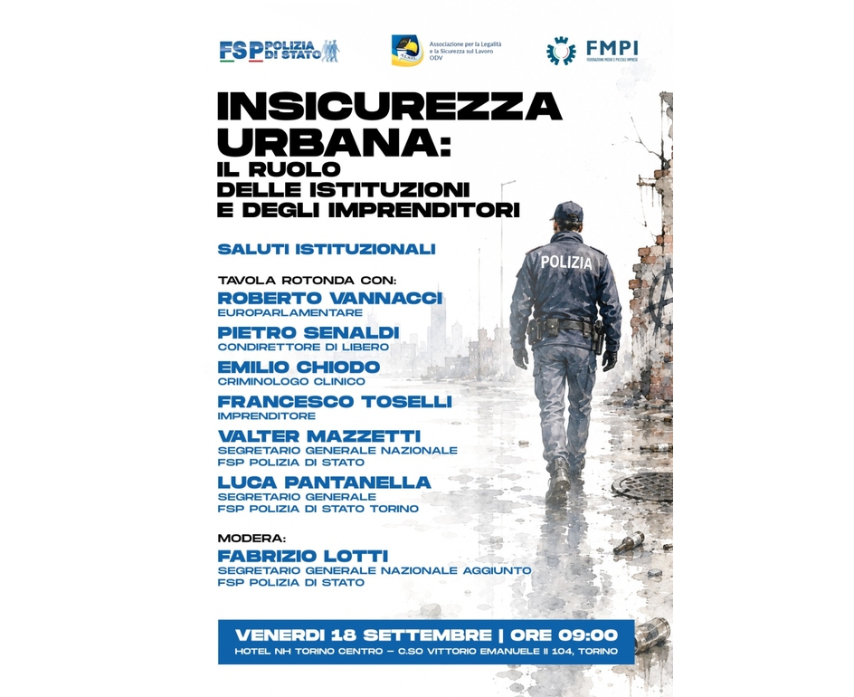 Sull’insicurezza urbana il convegno di formazione di polizia con Vannacci