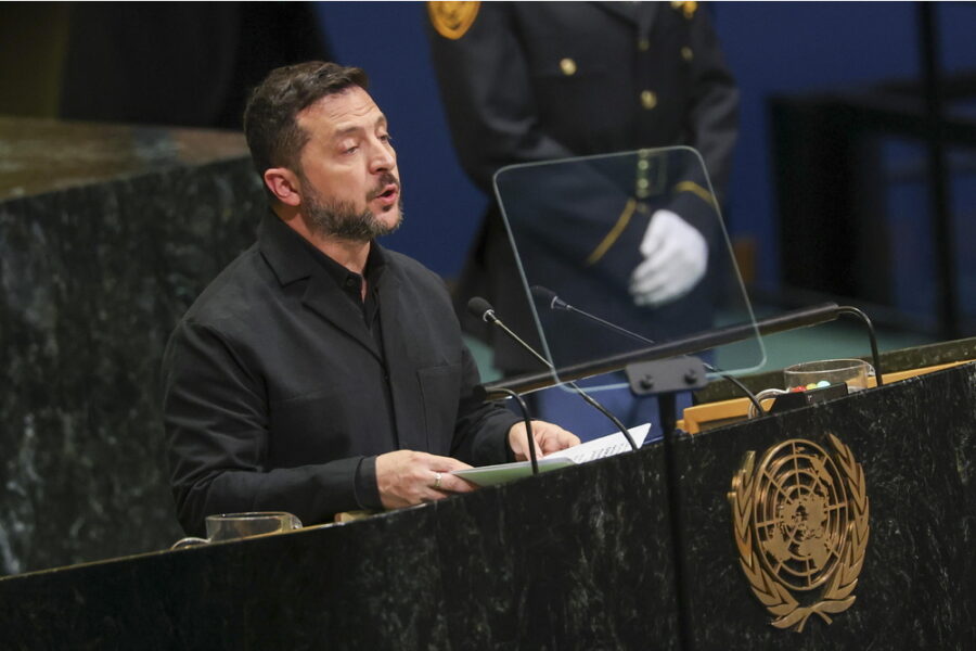 L'appello del leader ucraino all'Assemblea generale dell'Onu