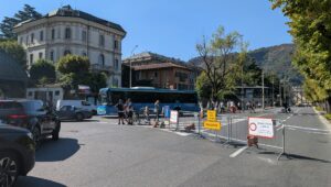 Lungolago di Como chiuso, traffico in tilt in città e sulla Lariana