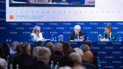 Cernobbio, al Forum Ambrosetti scintille tra Roberto Vannacci e Mario Monti