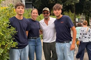 Checco Zalone, aperitivo a Cernobbio in riva al lago