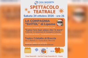 Casa Nazareth, 230 pasti al giorno serviti da inizio anno. Spettacolo teatrale per la mensa solidale