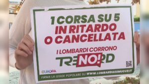 LombardiaSiMuove, raccolta firme per la legge di iniziativa popolare contro i disservizi di Trenord
