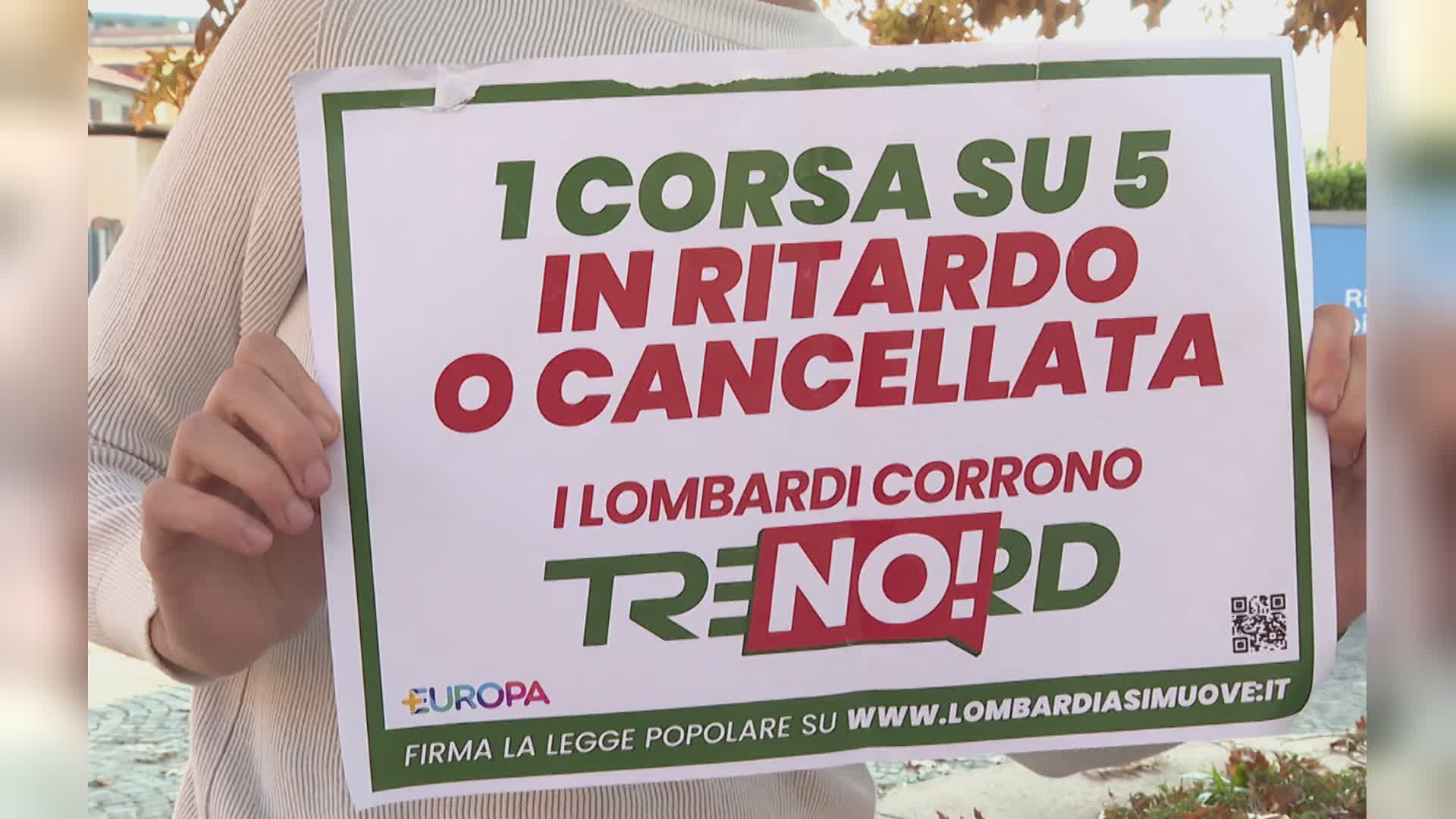 LombardiaSiMuove, raccolta firme per la legge di iniziativa popolare contro i disservizi di Trenord