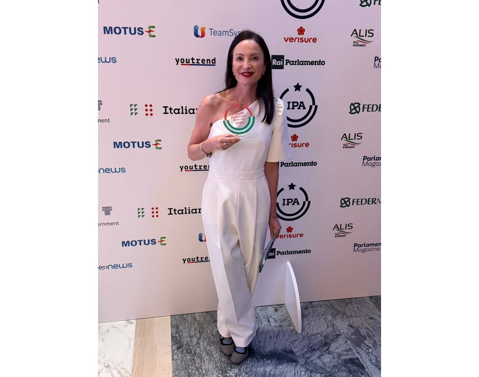 Alla presidente Semenzato l’Italian Political Awards 2026