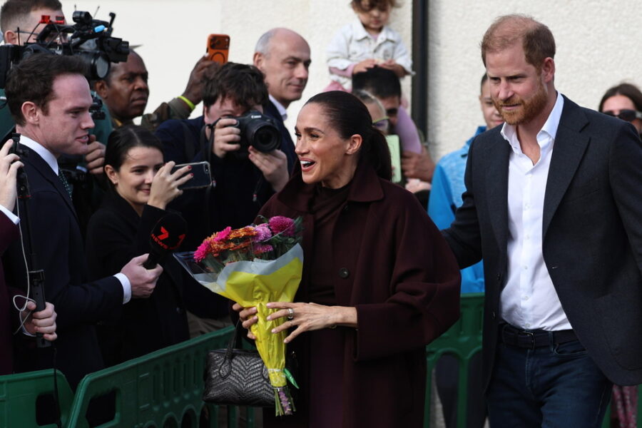 I duchi di Sussex a Nottingham per incontrare charity