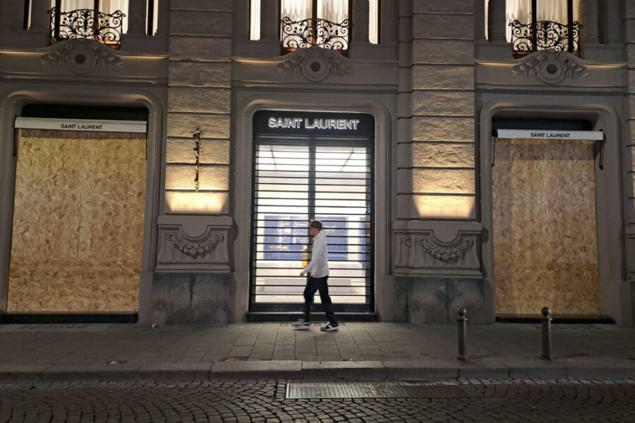 In via dei Mille iniziativa di alcune griffe