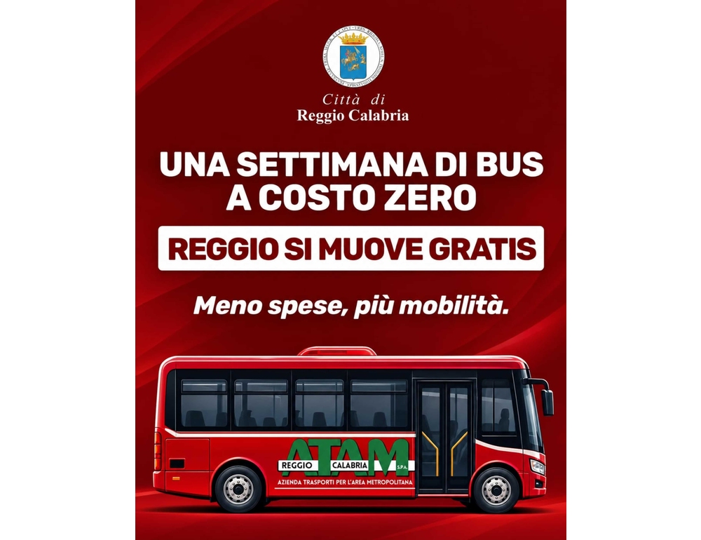 Contro il caro carburante bus gratis a Reggio Calabria per 8 giorni