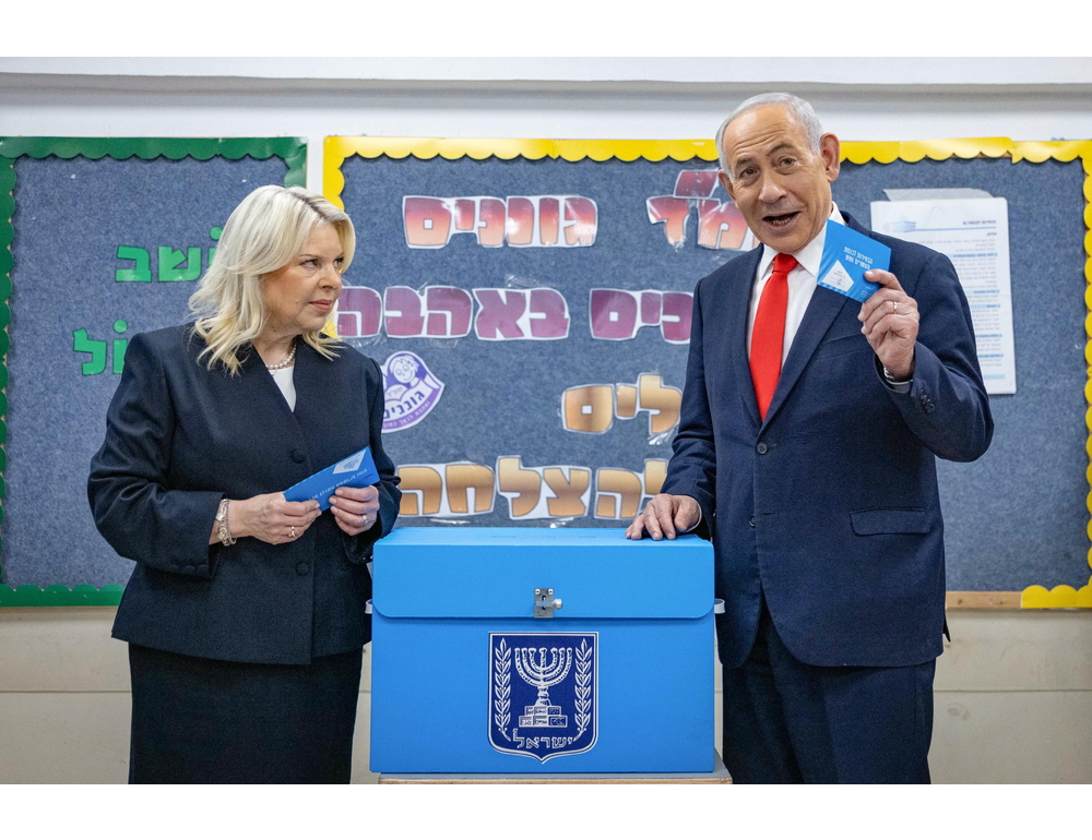 Elezioni Israele, al 50% dei seggi scrutinati avanti schieramento Netanyahu