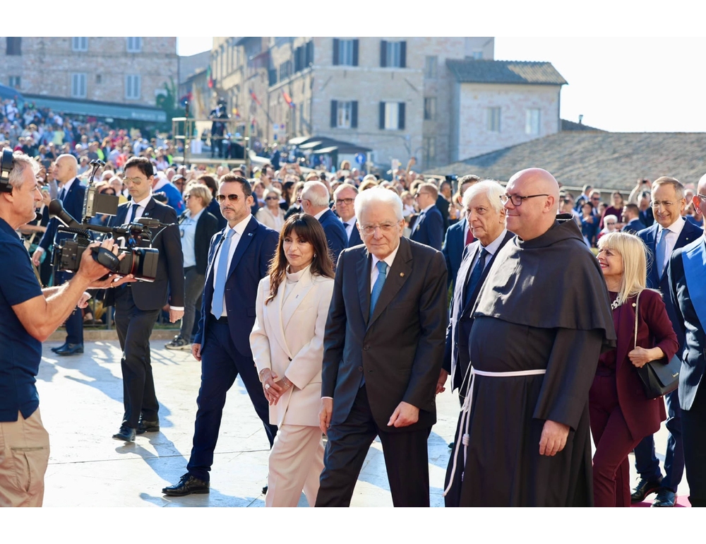 Il presidente Mattarella ad Assisi per le celebrazioni di San Francesco