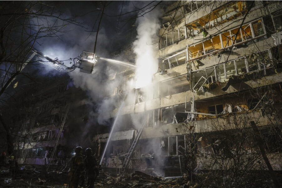 Il primo raid alle 23 non è stato segnalato