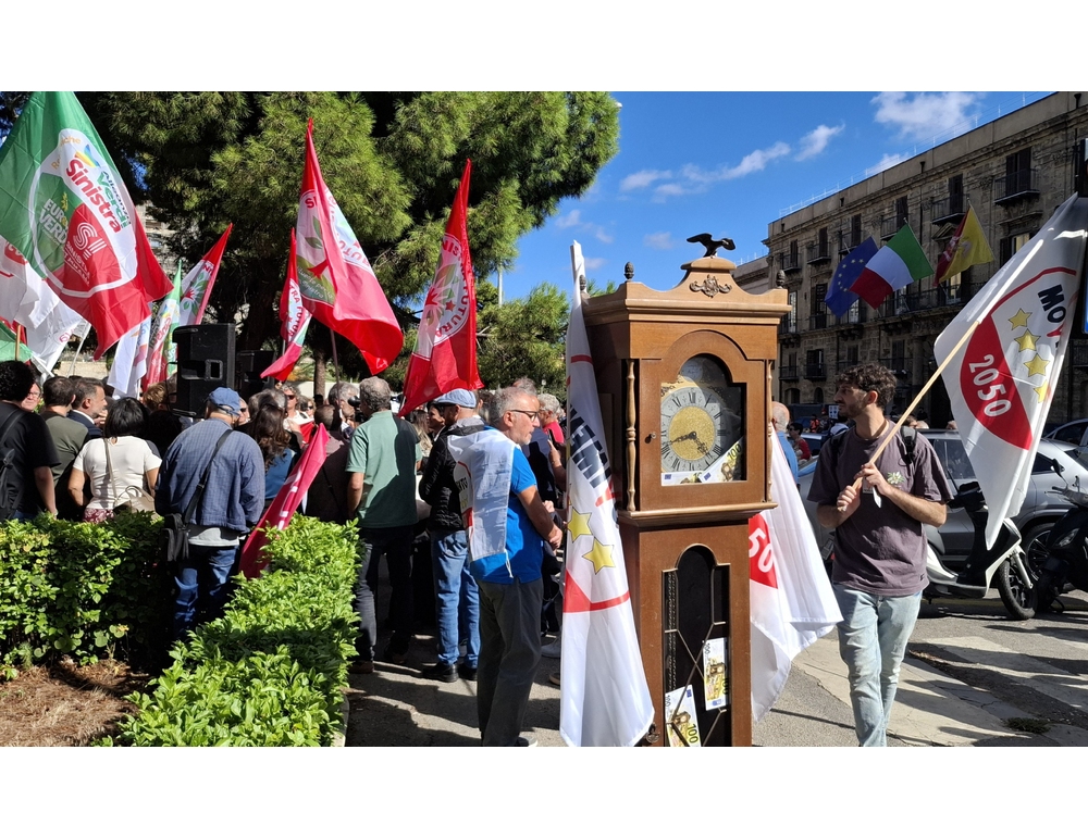 Manifestazione campo largo a Palermo, ‘Schifani si dimetta’