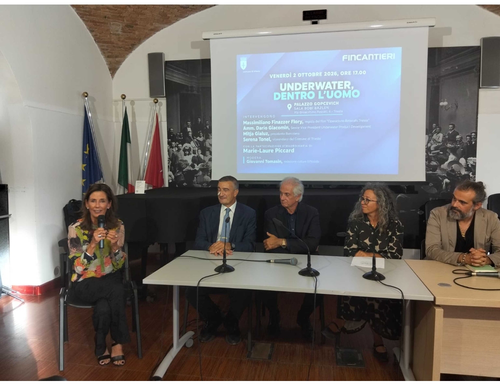 Marie-Laure Piccard a Trieste per celebrare il batiscafo del nonno