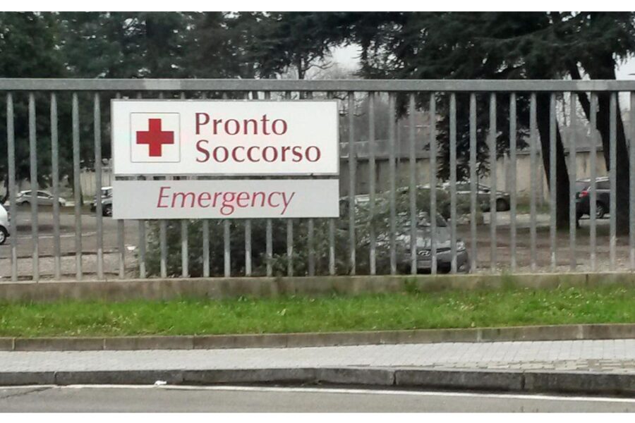 Portato in ospedale