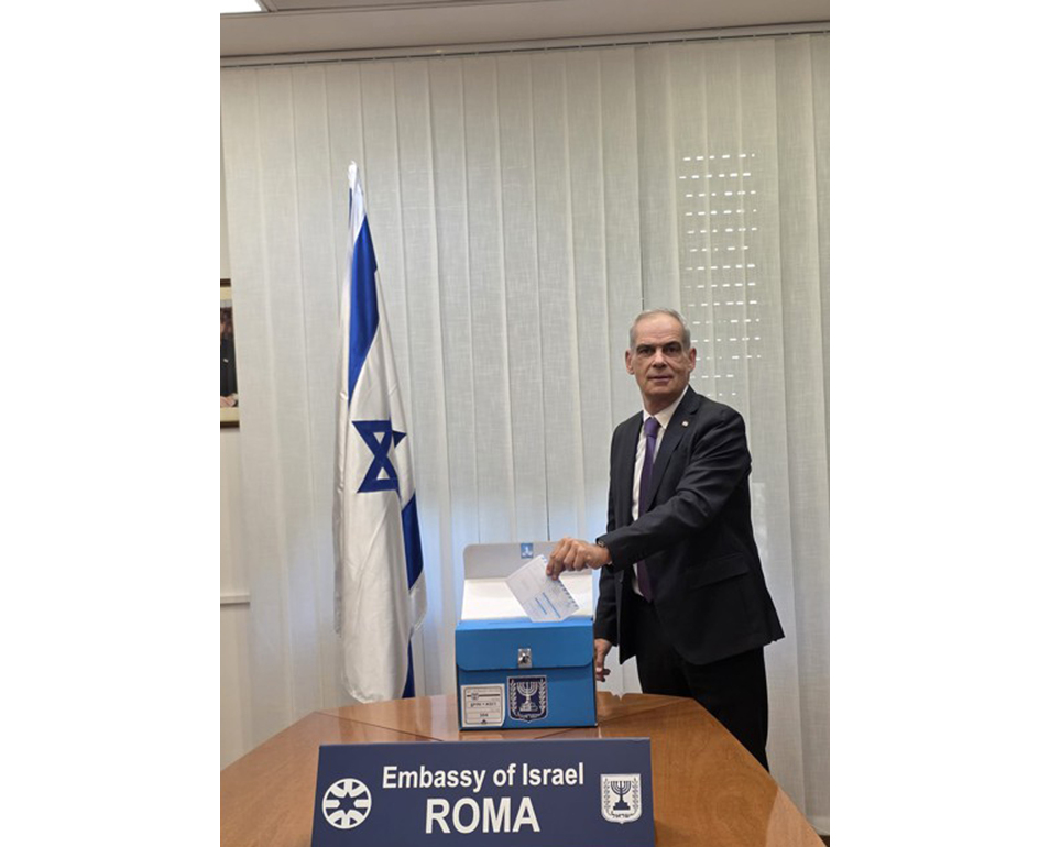 Oggi al voto i diplomatici israeliani nel mondo