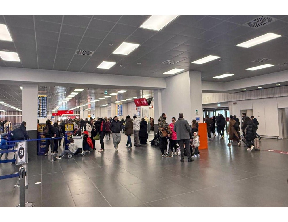 Problema rete dati, forte riduzione del traffico aereo in Italia