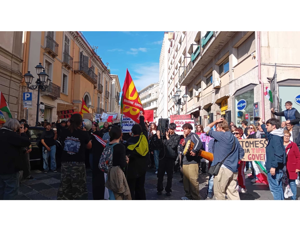 Sciopero a Catanzaro, studenti ‘contro un sistema che investe nelle guerre’