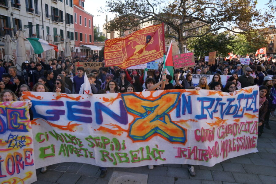 Un'altra manifestazione a Mestre