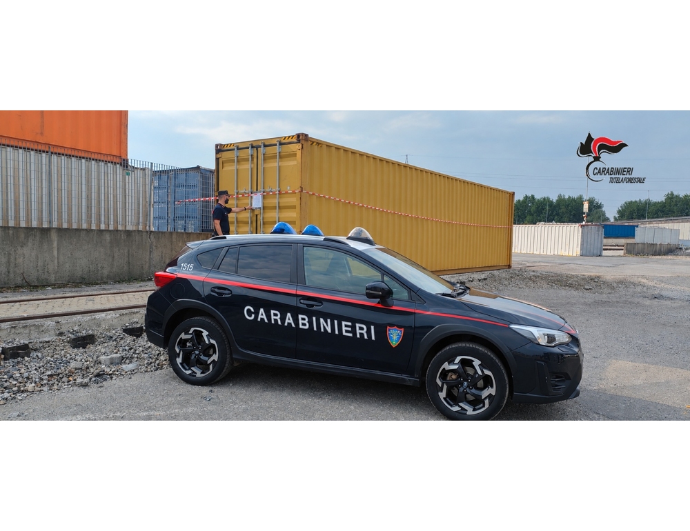 Sequestrato a Novara un container con rifiuti elettrici diretto in Africa