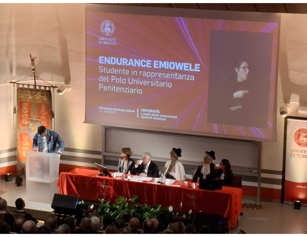 Studente polo penitenziario UniTo, ‘il passato non decide il tuo futuro’