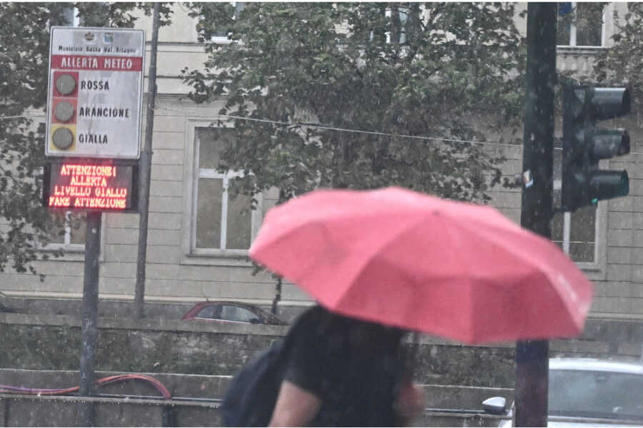 Avviso meteo della Protezione civile