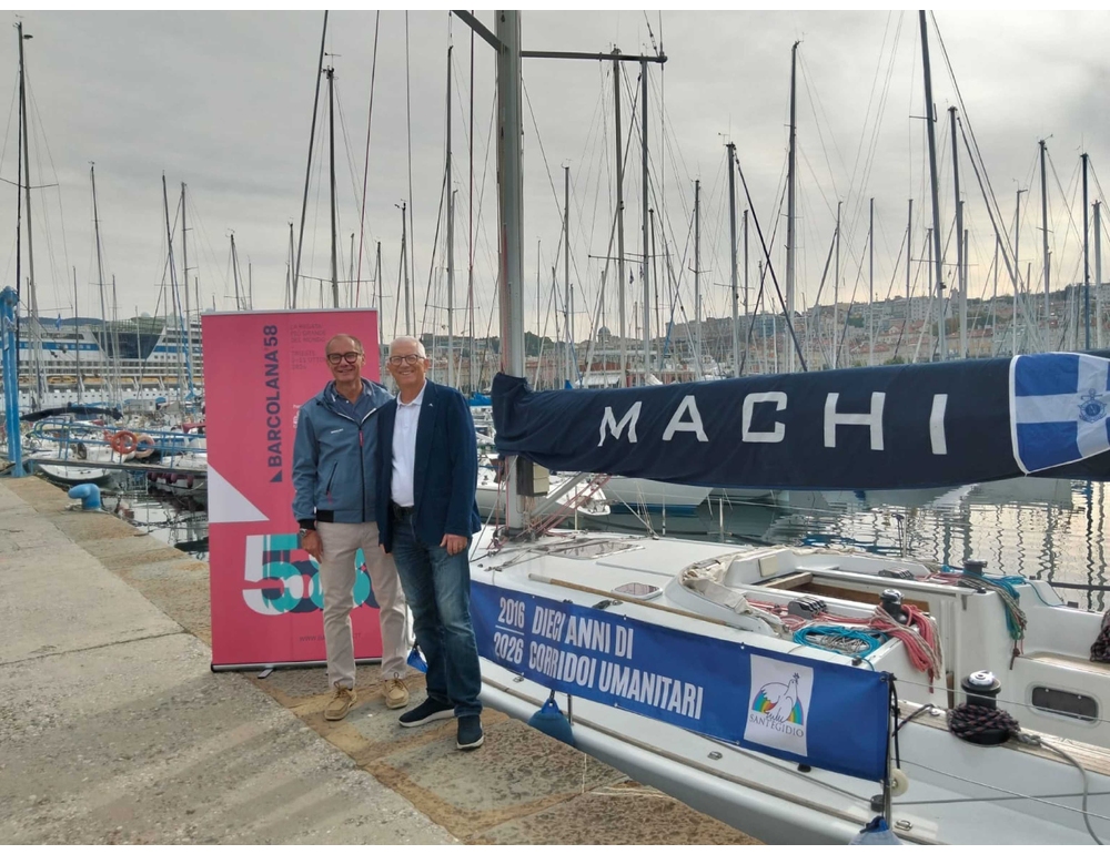 Una barca ricorderà i 10 anni di ‘Corridoi Umanitari’ alla Barcolana