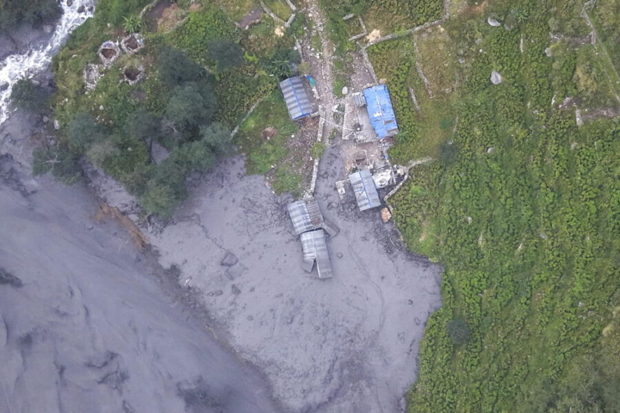 Salvate 49 persone dalle zone colpite