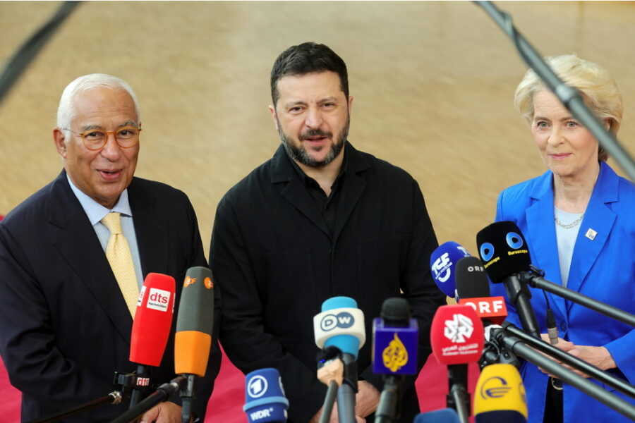 ANSAZelensky-ringrazio-lUe-e-i-leader-europei-per-il-sostegno-veri-leader