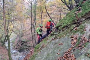 Infortunio durante la sky race, atleta soccorso sul San Primo