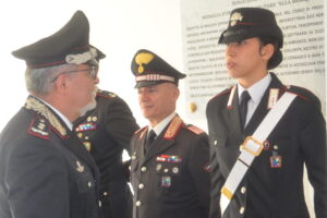 Il comandante della legione carabinieri Lombardia in vista a Como