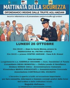 incontro Rovellasca contro truffe agli anziani